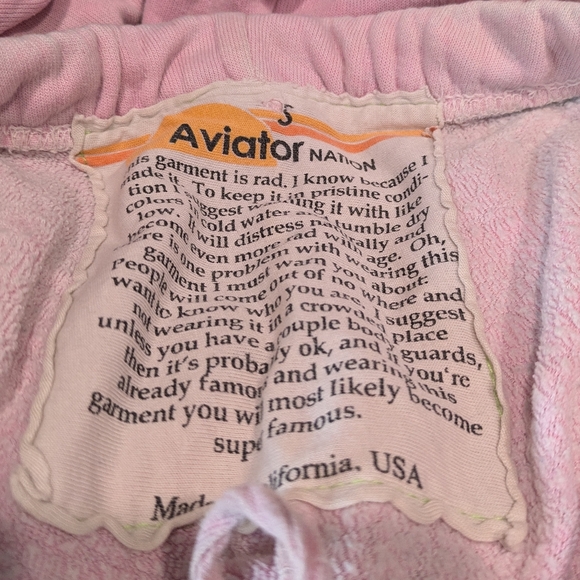 Aviator Nation OG Local Sweatpants in Neon Pink - Picture 7 of 8